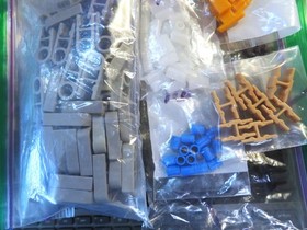 KNEX Mixed Lot Of 605 Pieces Sorted Plastic K'NEX Original Parts Serpent Coaster