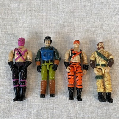 Hasbro G.I. GI Joe 90 s Lot Of 4 Banzai Mutt Ambush And Night Creeper Leader