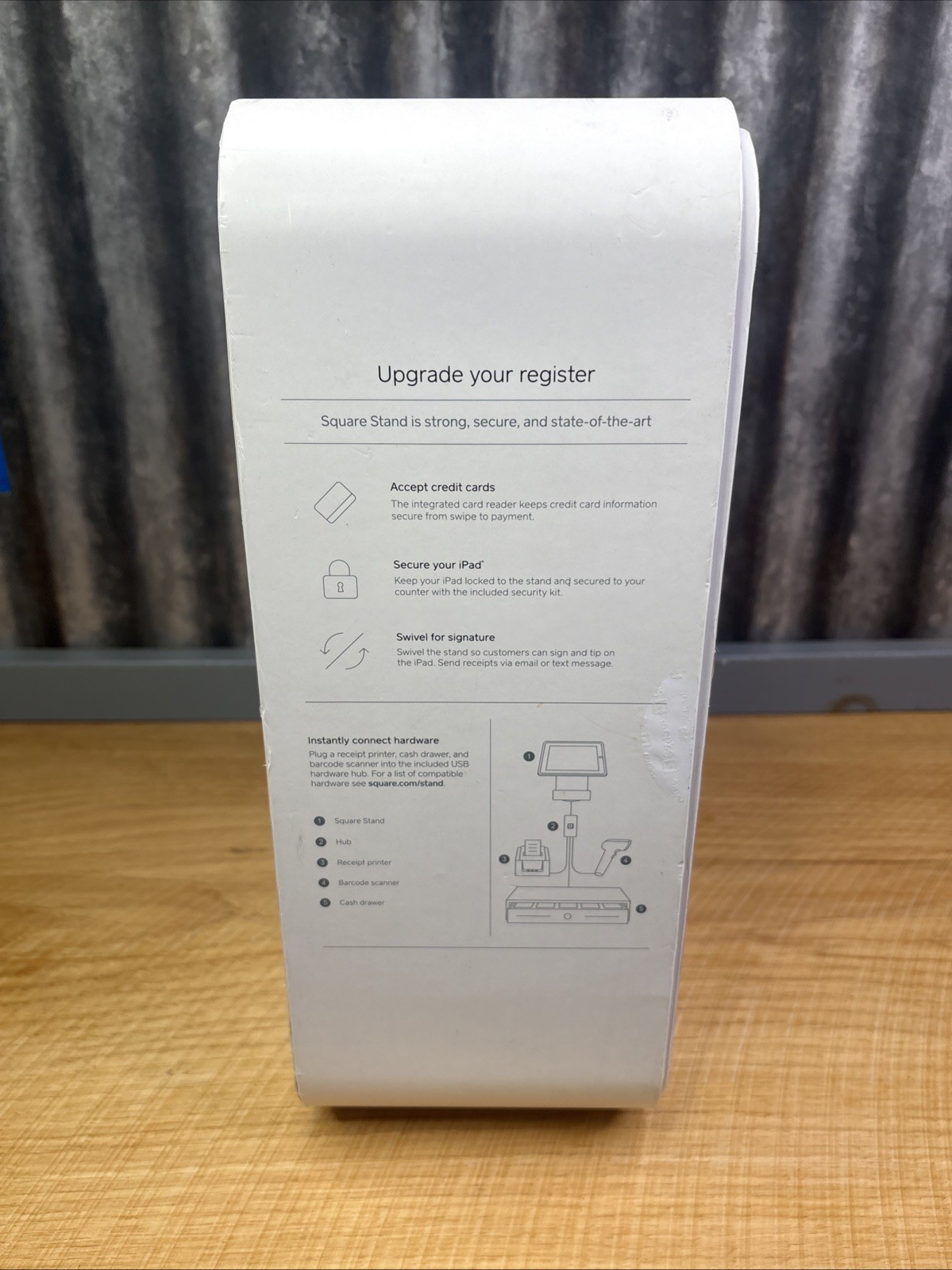 как выглядит Square Stand POS Terminal Kit S013 Bundle For IPAD 4TH GEN AIR Register Reader фото