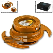 NRG 6-HOLE STEERING WHEEL ROSE GOLD QUICK RELEASE HUB ADAPTER GEN-3 SRK-650RG