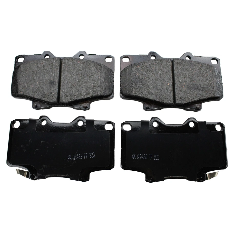 Juego de pastillas de freno delanteras de cerámica Akebono ProACT para Toyota Land Cruiser Lexus LX450 Foto 2 de 4