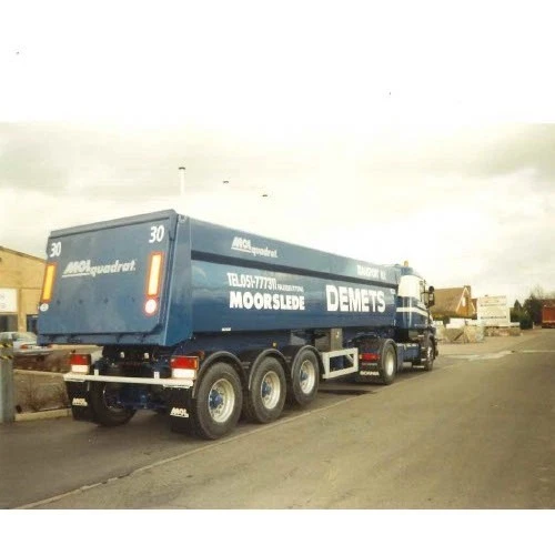 TEKNO 86534 SCANIA R TORPEDO 144 TRACTEUR 4X2 + SEMI-REMORQUE BENNE DEMETS MINT - Photo 2/4