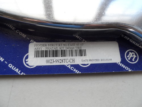 PM Rear Fender Struts Harley-Davidson Softail 07-17 with Phat Tail 240 mm Bin B - Picture 2 of 5