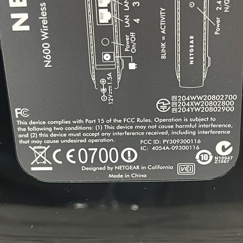 NETGEAR N600 Wireless Dual Band Router WNDR3400 4 Port Ready Share - Afbeelding 6 van 17