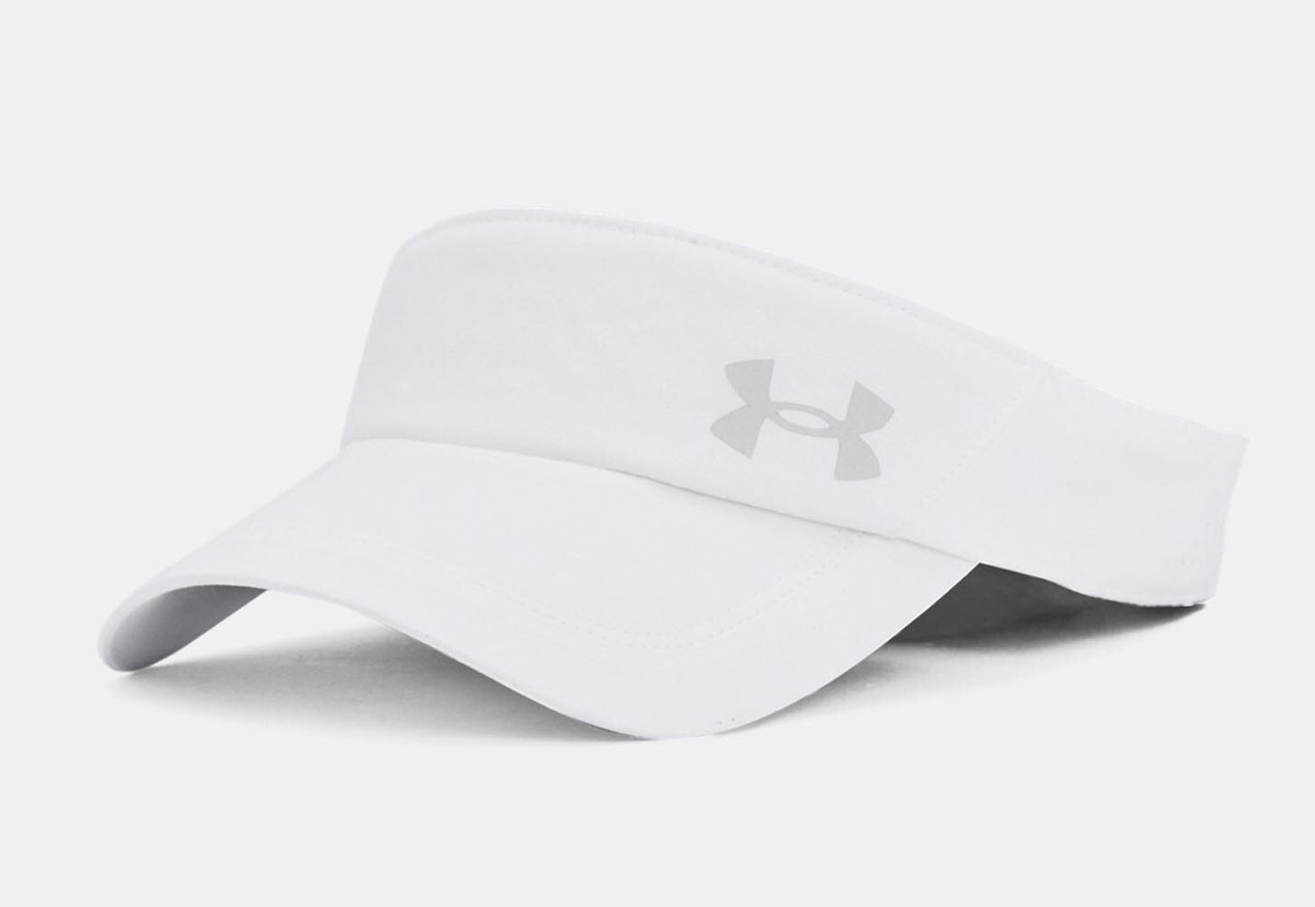 Under Armour Men's UA Launch Visor 1383479-100 White OSFM | eBay