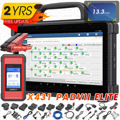 LAUNCH X431 PAD VII ELITE PAD7 Car+Truck Heavy Duty ADAS Diagnostic Scanner Tool