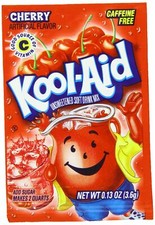 Kool-Aid Cherry Unsweetened Soft Drink Mix, 0.13-Ounce Packets Pack of 96 