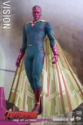 Hot Toys MMS296 Marvel Vision Age of Ultron Avengers 2 12'' 1/6 Scale Figure