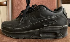 Nike Air Max 90 Triple Black GS Youth Size 6Y
