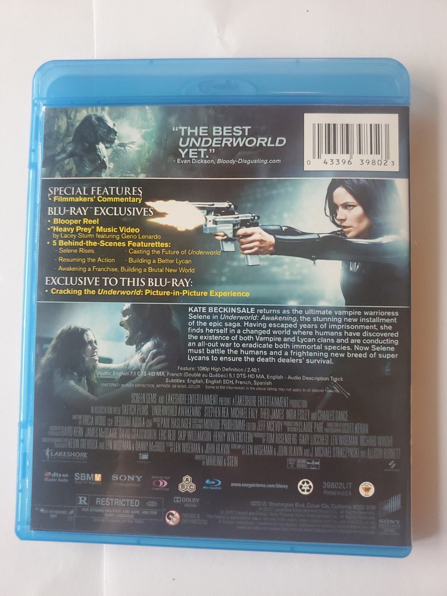 Underworld: Awakening Blu-ray 2012 43396398023| eBay