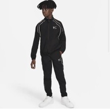 Nike Air Track Suit Small Older Kids Black Unisex