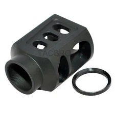 Aluminum 15/16x32 TPI Thread Pitch Recoil Reducer Muzzle Brake For Kel-Tec KSG