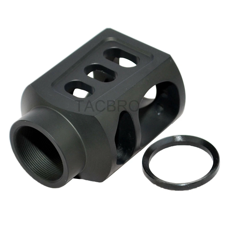 TACBRO Aluminum 15/16x32 TPI Thread Pitch Recoil Reducer Muzzle Brake For Kel-Tec KSG