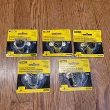  5 NEW Stanley Hardware 76-6300 Closet Pole Rod Brackets