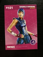 Fortnite Series 2 SPARKLE SUPREME Epic Outfit Base Card #121 @841