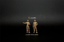 3D Printed 1/72 WWII German Tanker Commander 2-person set Plain Model HOT  