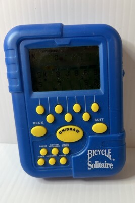 Techno Source Bicycle Solitaire Electronic Handheld Game