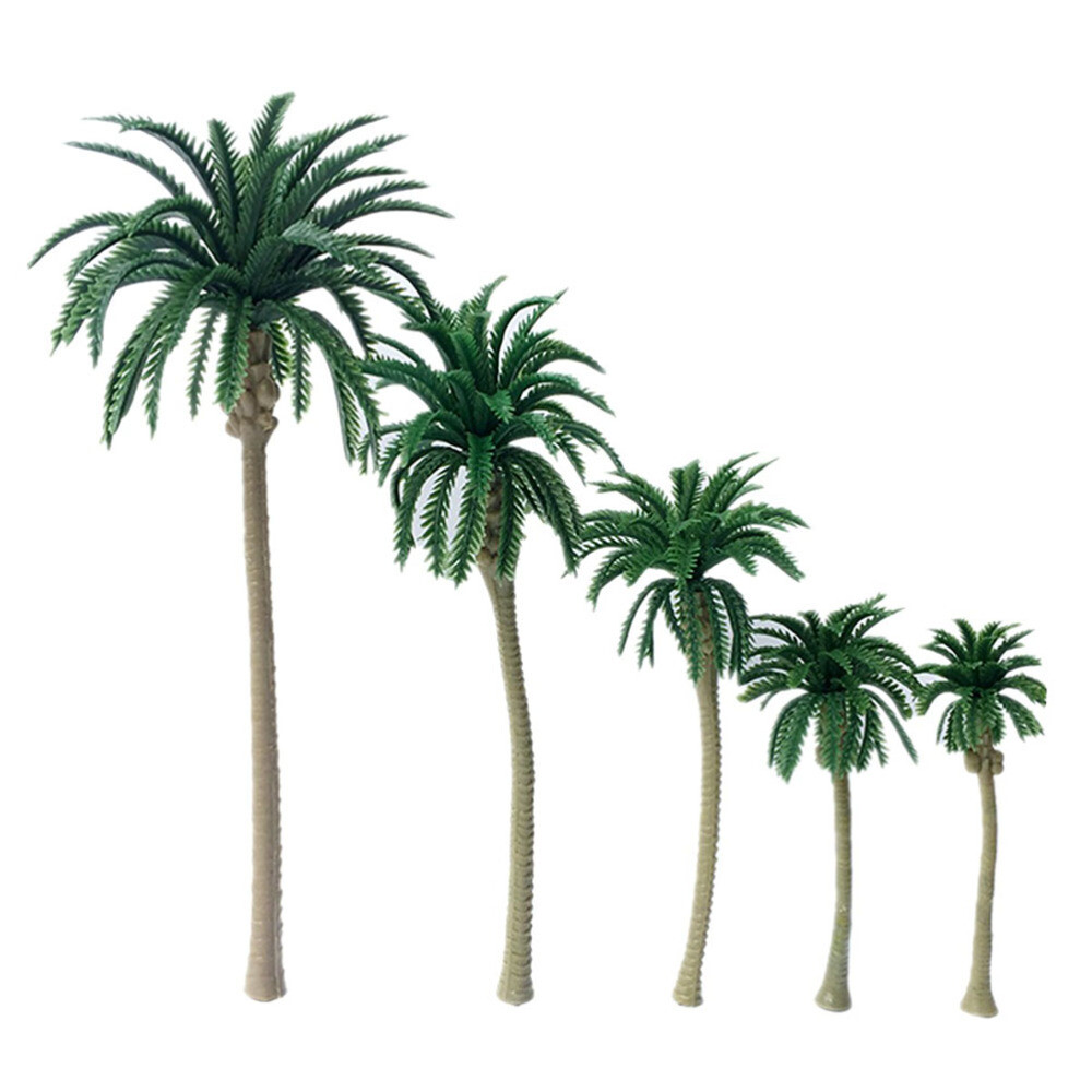 10PCS/Set Model Palm Tree Diorama Tree Scenery Trees Mixed Model Tree