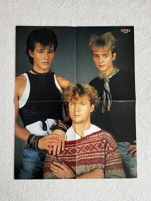 A-ha 1986 Morten Harket Swedish Poster Music Magazine Okej 1980s