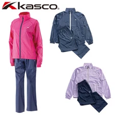 for Ladies Kasco Golf Japan 2023 Women's Rain Wear Jacket Pants Set KSRWL-002
