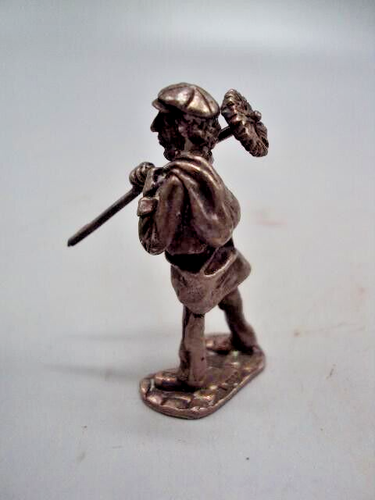 Miniature Figurine of a Chimney Sweep: Masterpiece in Sterling Silver 925 - Picture 7 of 8