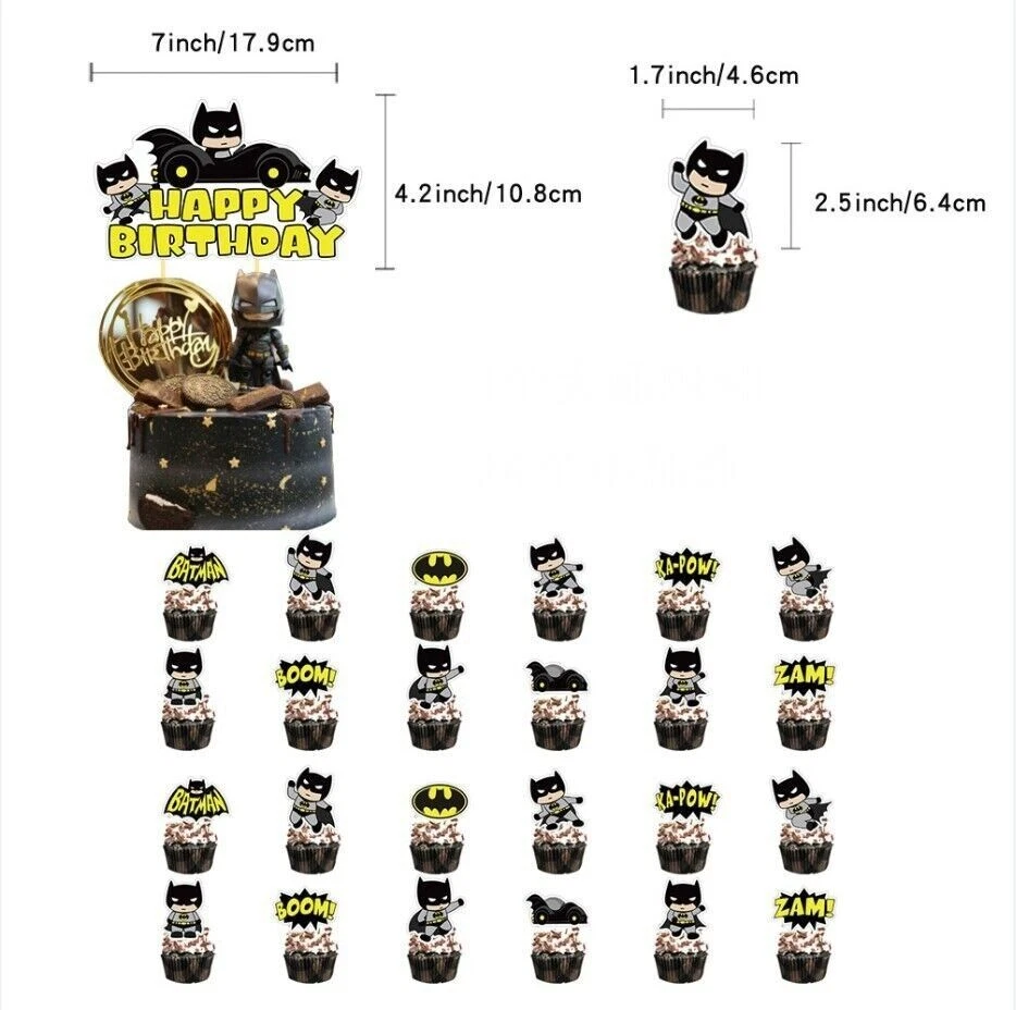 Batman Latex Balloons Party Supplies Superhero Birthday Decoration - image 3 of 4