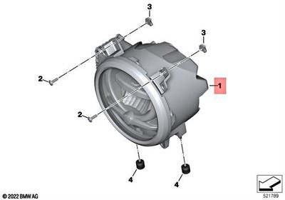 BMW Genuine K35 0L33 0L43 Led Headlight 63128395642 for sale 