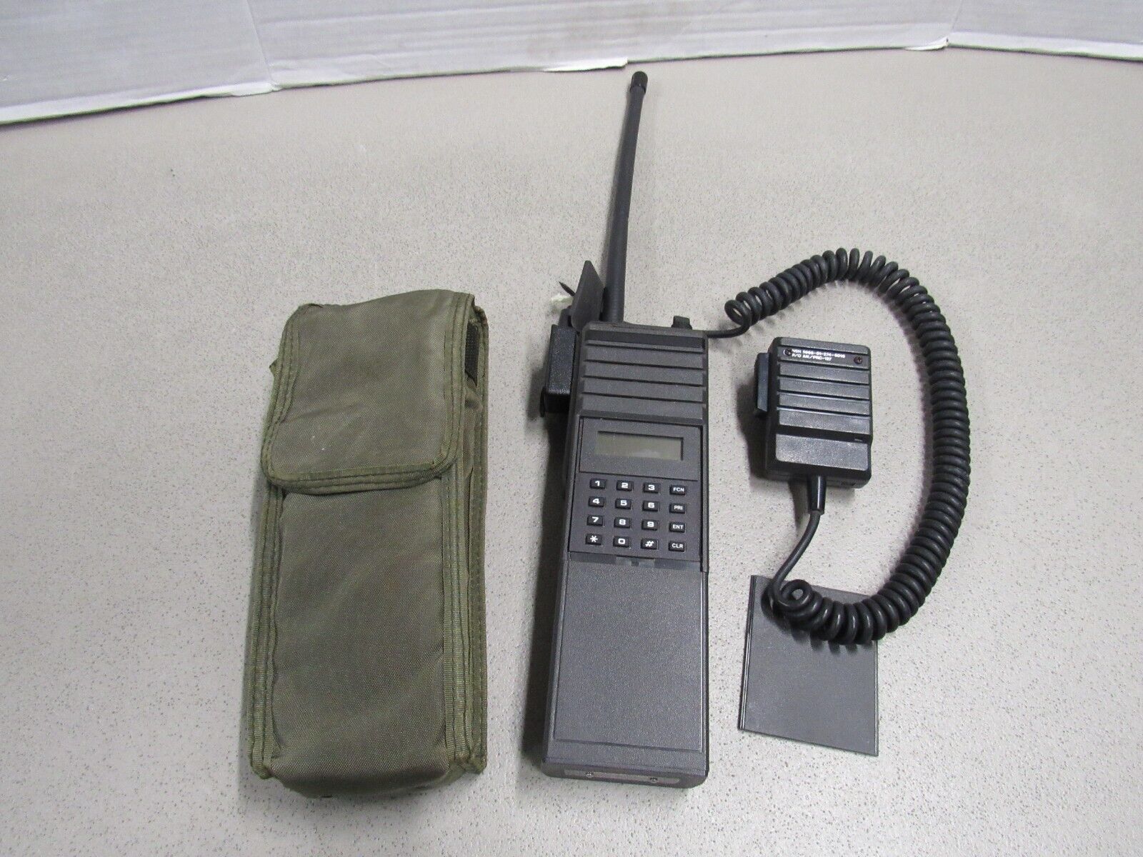 US Military PRC 127 Radio w/ Carry Case UNTESTED - FOR PARTS
