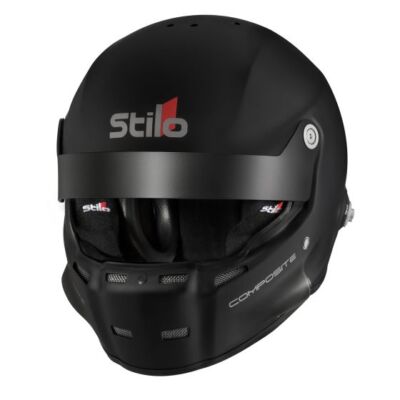 Stilo ST5 R Composite Rally Helm in Schwarz FHR/HANS FIA Snell SA2020