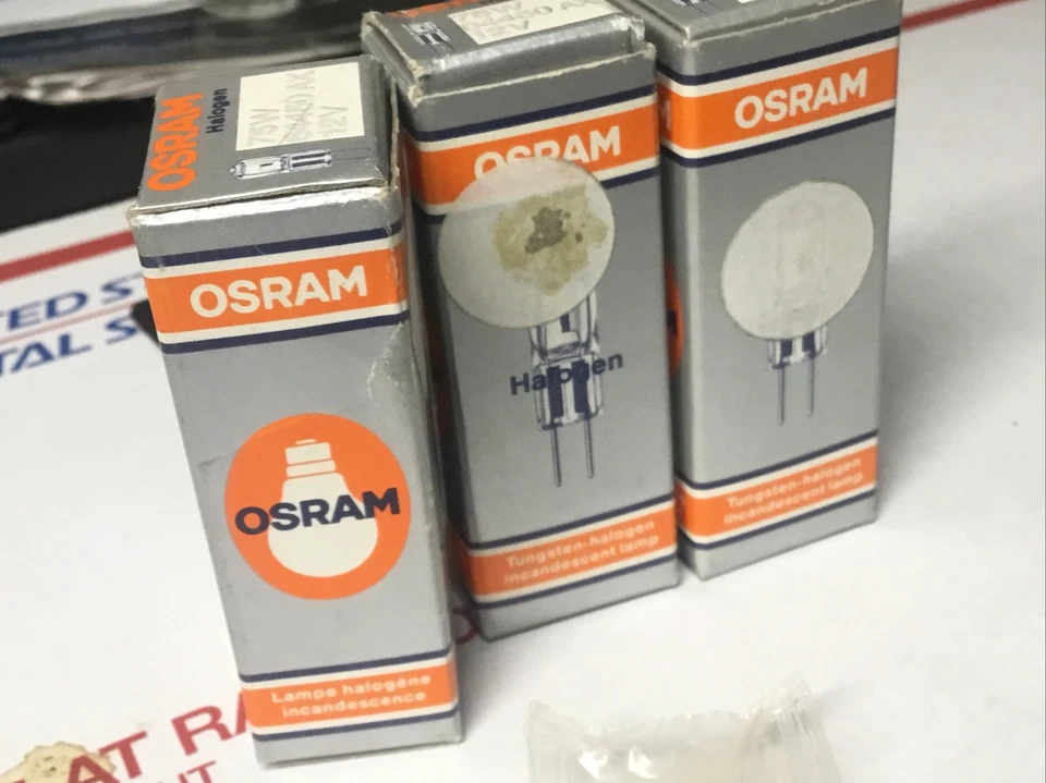 OSRAM 64450 AX 12V  75W ￼ Watt ￼￼￼￼ ￼Tungsten Halogen ￼Projector  Lamp - Image 4 of 4