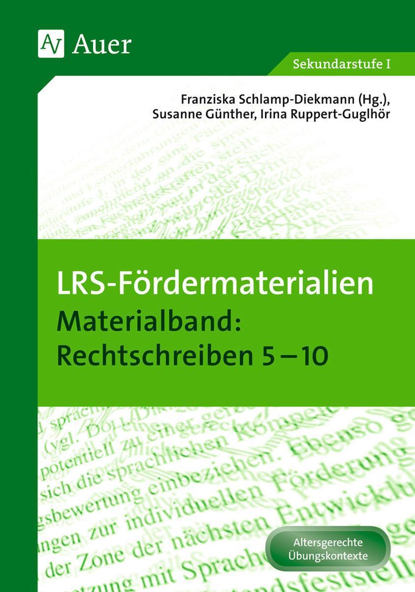 Lrs-fördermaterialien 2 Franziska Schlamp-diekmann