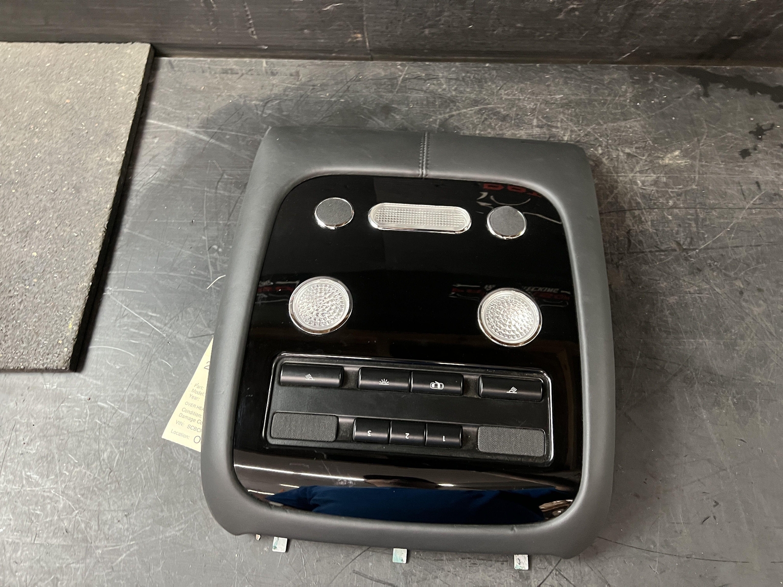 06-12 BENTLEY CONTINENTAL GT OVER HEAD ROOF CONSOLE DOME LIGHT LAMP 3D0951171A