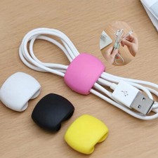 Earphone Cord 4 Pieces/Set Portable Reusable Cable Charger Clip USB Organizer