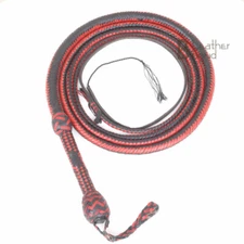 Kangaroo Hide Leather 06 to 16 Foot 16 Plaits Bull Whip Indiana Jones Bullwhip