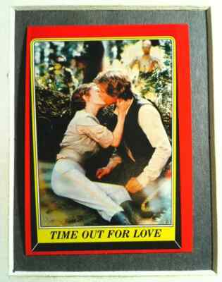 #115 Time Out for Love 1983 Topps Star Wars VI Return of the Jedi Series 1 Red