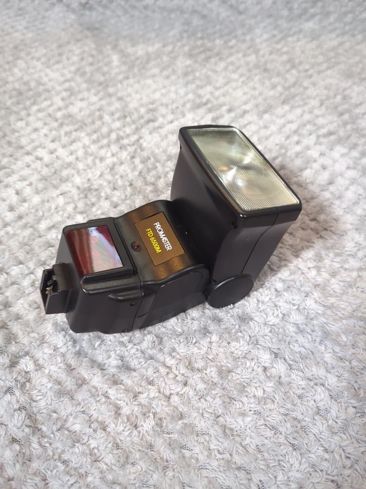 Promaster FTD 6500M TTL Shoe Mount Flash for Canon EOS *Tested & Working* - Image 2 of 4