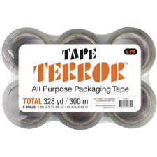 6-Pack 2-In X 54.68 Yards Packaging Tape