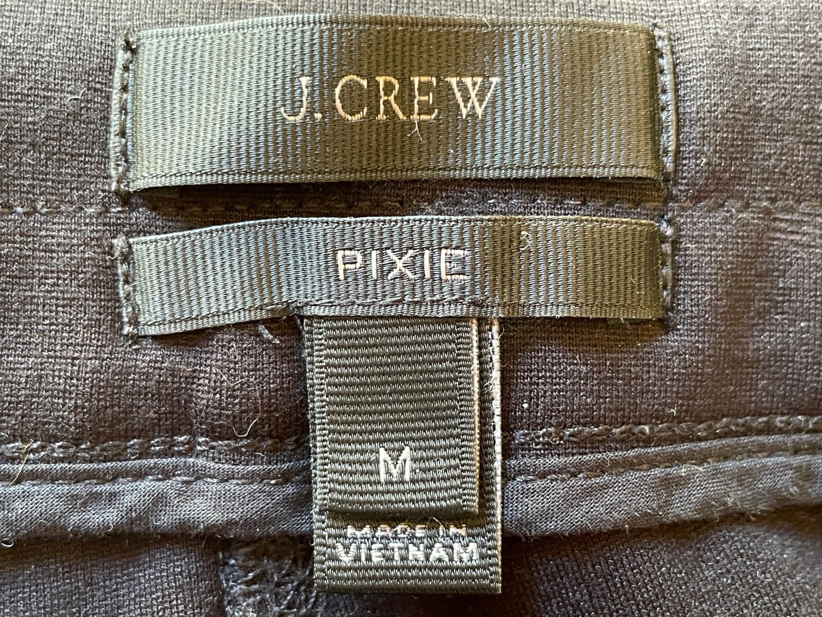 J.CREW Pixie Pants Black Size M - image 7