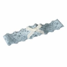 Ivy Lane Design Garter, Medium, Layla Lace, Blue and Ivory
