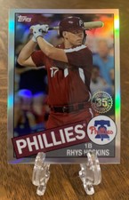 2020 Topps Chrome 1985 35th Anniversary Refractor Rhys Hoskins #85TC-20 Phillies