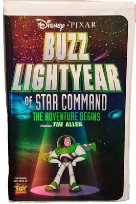Buzz Lightyear of Star Command: The Adventure Begins (VHS, 2000)