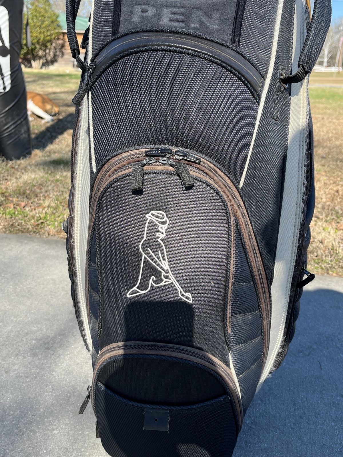 Ping Pioneer Cart Golf Bag 14 Way Divider Black Cooler Pocket All Zippers Work eBay