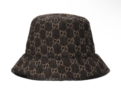 最終GUCCI /デニム /バケットハット/ Lサイズ/ユニセックス GUCCI デニム バケットハット Lサイズ