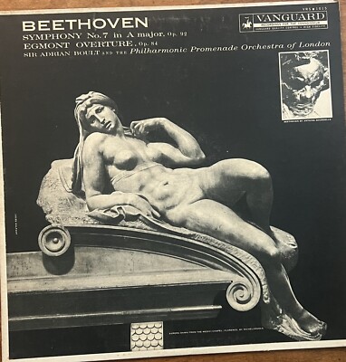 Beethoven Symphony No 7 Sir Adrian Boult NM LP