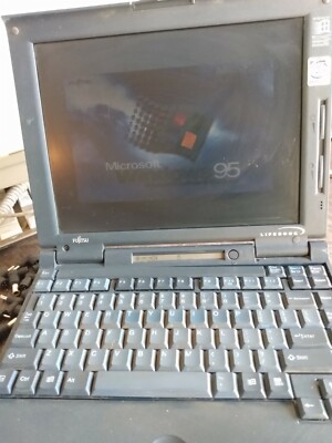 VINTAGE FUJITSU LIFEBOOK 765DX INTEL PENTIUM MMX LAPTOP VINTAGE FUJITSU LIFEBOOK 765DX INTEL PENTIUM MMX LAPTOP