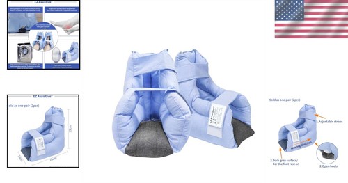 Adjustable Heel Protectors with Soft Cotton Design for Enhanced Pressure Relief - Picture 2 of 10