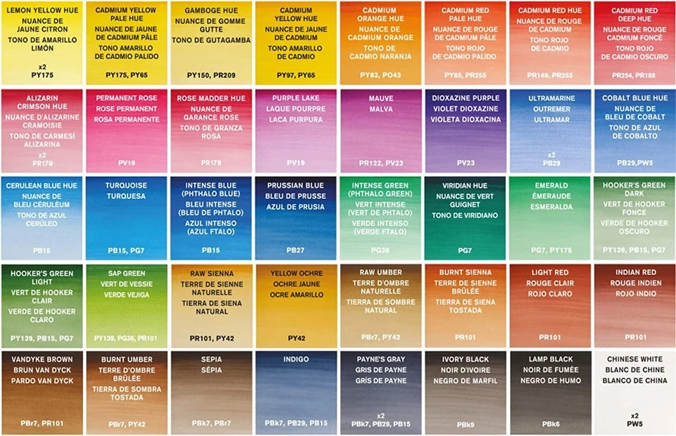 Winsor & Newton Half Pan Studio Cotman Watercolour 45-Pieces Set - image 4 of 4