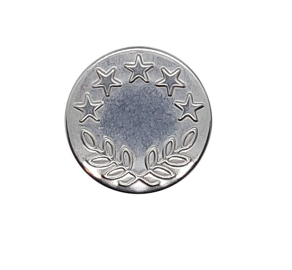 6 JeansknöPfe 17 Mm Ohne NäHen HosenknöPfe Zum Stecken Hosenknopf Metall NäHen-image