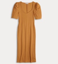 Nine West Women’s Ribbed Dress Mayfair Brown Size Small New With Tags