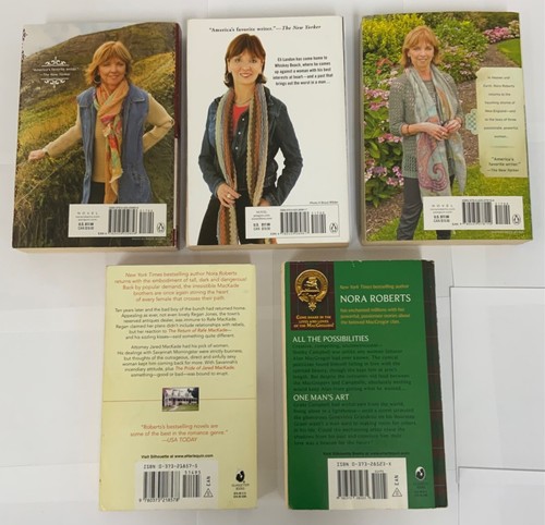 Lot of 5 Nora Roberts Paperback Books Dark Witch Whiskey Beach Heaven and Earth - Picture 2 of 13